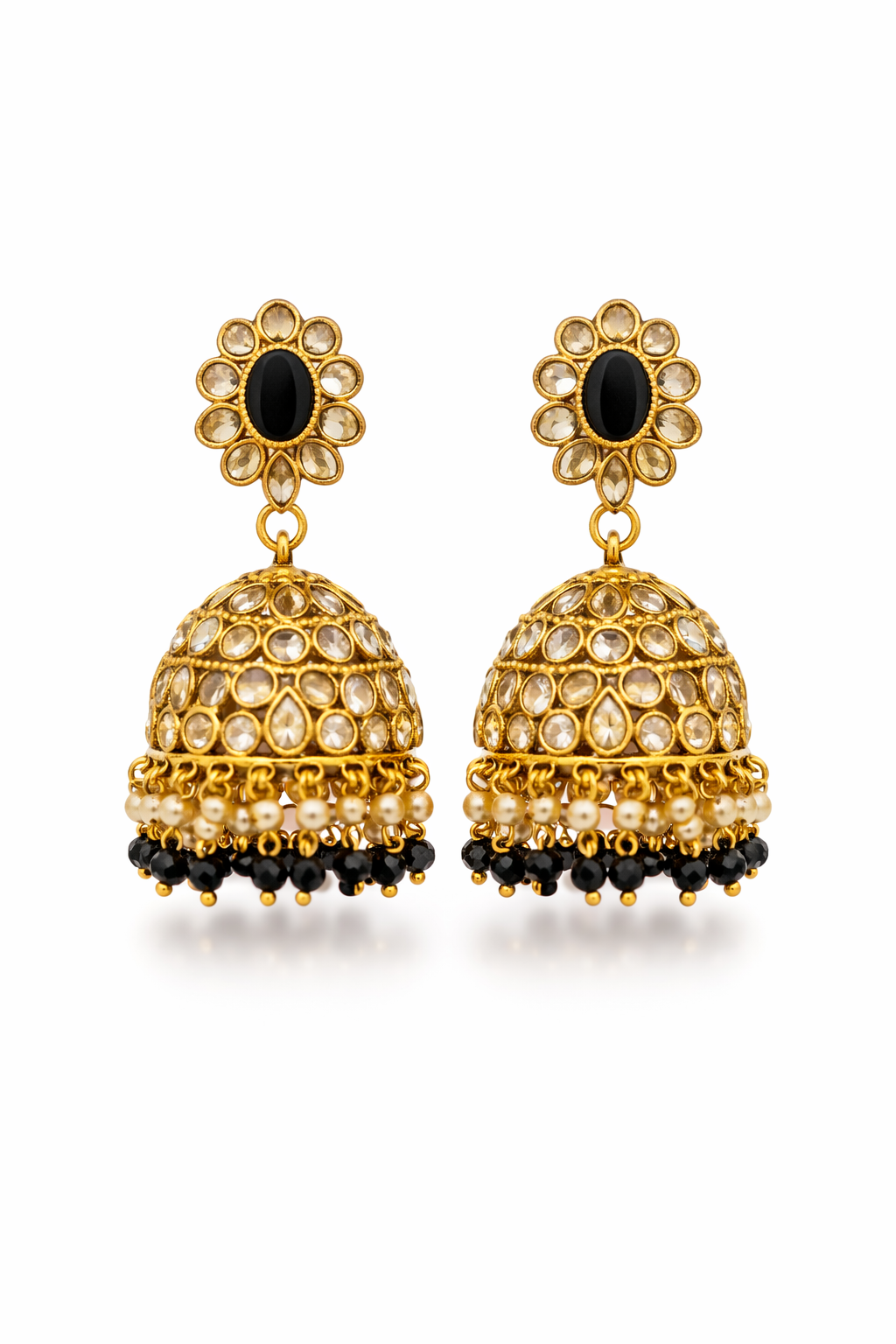 Kundan Jhumka Earrings