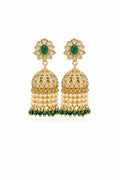 Kundan Pearl Jhumka Earrings