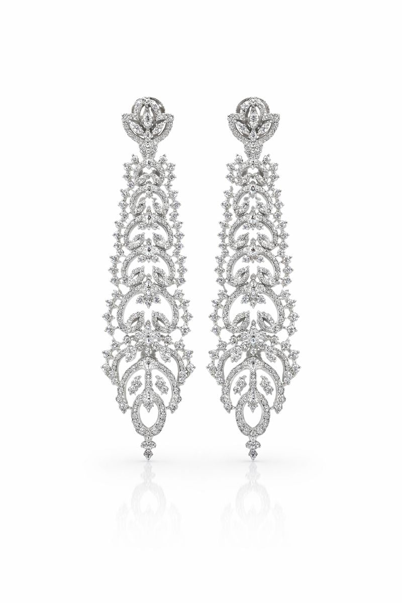 Celestia Crystal Drop Earrings