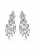 Aurora Cascade Crystal Drop Earrings