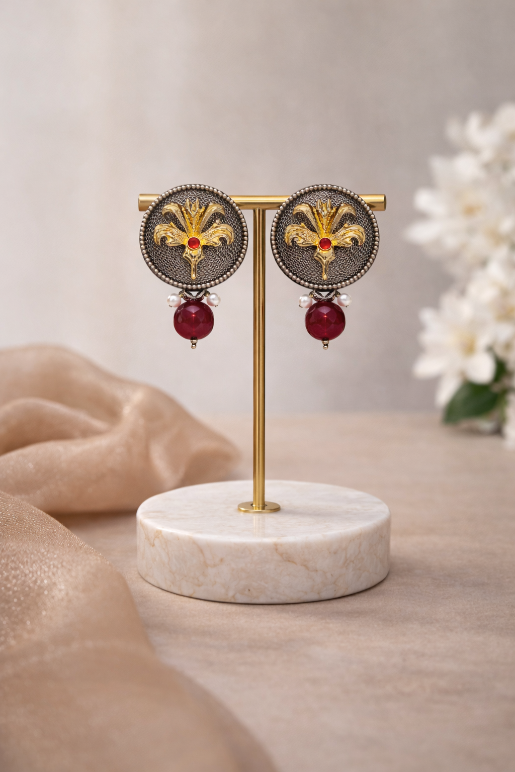 Heritage Coin Drop Earrings