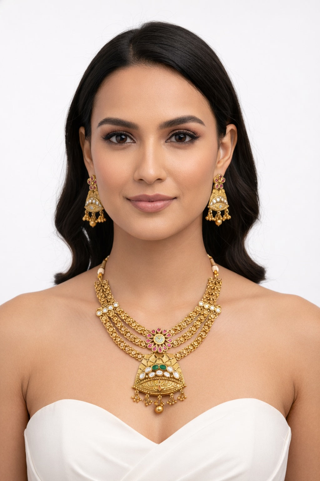 Noorani Kundan Gold Bridal Set